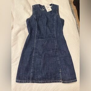 Zara Dark Wash Jean Dress